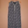 Petal Shade Navy Blue Ensemble with Abstract Floral Print