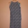 Petal Shade Navy Blue Ensemble with Abstract Floral Print