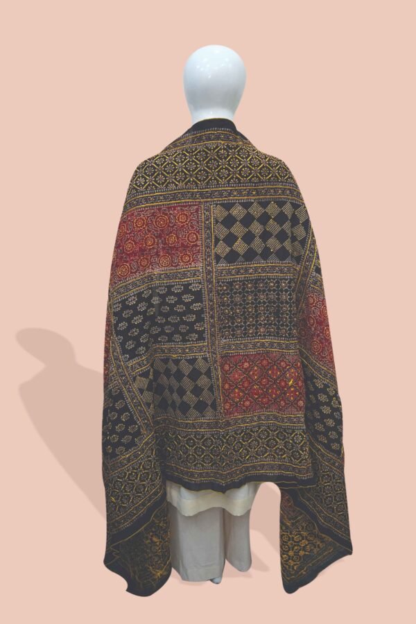 Premium Handcrafted Ajrak Shawl