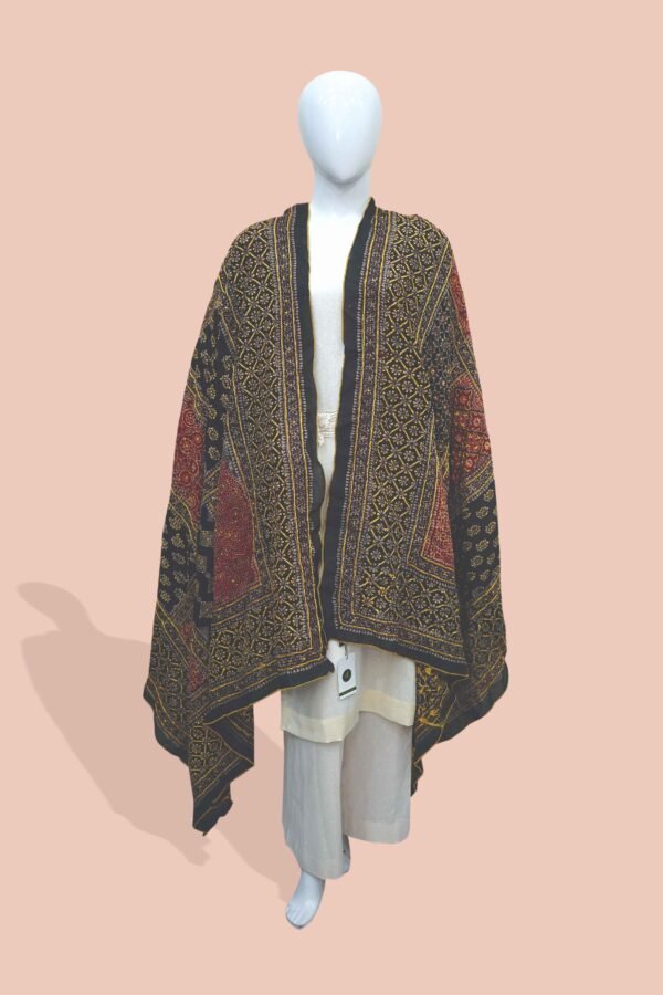 Premium Handcrafted Ajrak Shawl