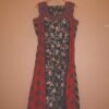 Regal Ember Black & Red Ensemble with Gold Foil Detailing