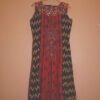 Regal Ember Black & Red Ensemble with Gold Foil Detailing