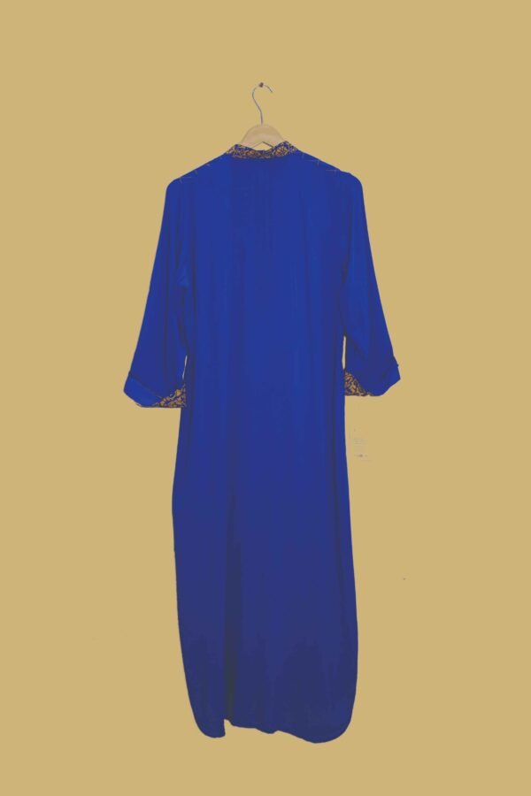 Royal Blue Printed Kurti with Ethnic Motif