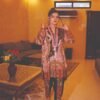 Rust & Black Ornate Printed Suit