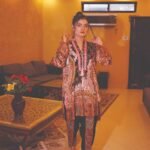 Rust & Black Ornate Printed Suit