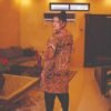 Rust & Black Ornate Printed Suit