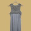 Smokey Grey Sleeveless Beaded Dress