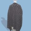 Sukoon – Block Printed Black Shawl with Maroon Border Detailing