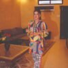 Vibrant Abstract Print Lawn Suit