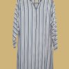 White & Blue Striped Kurti for Effortless Everyday Style