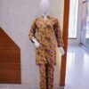 Beige Floral Printed Lawn 2-Piece – Casual Chic