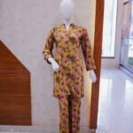 Beige Floral Printed Lawn 2-Piece – Casual Chic