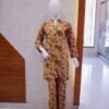 Beige Floral Printed Lawn 2-Piece – Casual Chic