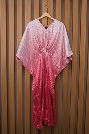 party wear kaftan front view