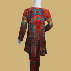 Boho Chic Multicolor Printed Tunic Set