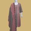 Bold Red & Black Ethnic Fusion Kurti Set
