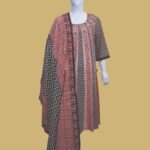 Bold Red & Black Ethnic Fusion Kurti Set