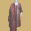 Bold Red & Black Ethnic Fusion Kurti Set