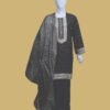 Classic Black Mirror Embellished Kurti Set