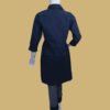 Dark Denim Style Kurti Suit with Embroidered Pockets
