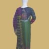 Elegant Green Printed Suit with Vibrant Ethnic Touch