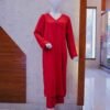 Elegant Red Solid Co-Ord Set