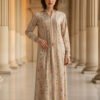 Embroidered Long Frock-Style Maxi
