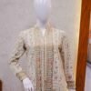 Embroidered Long Frock-Style Maxi