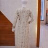 Embroidered Long Frock-Style Maxi