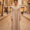 Embroidered Long Frock-Style Maxi