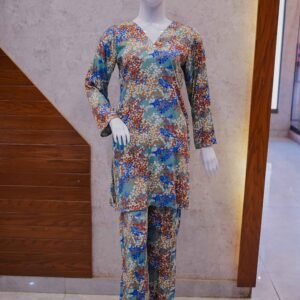 Floral Mist Printed Kurta Set