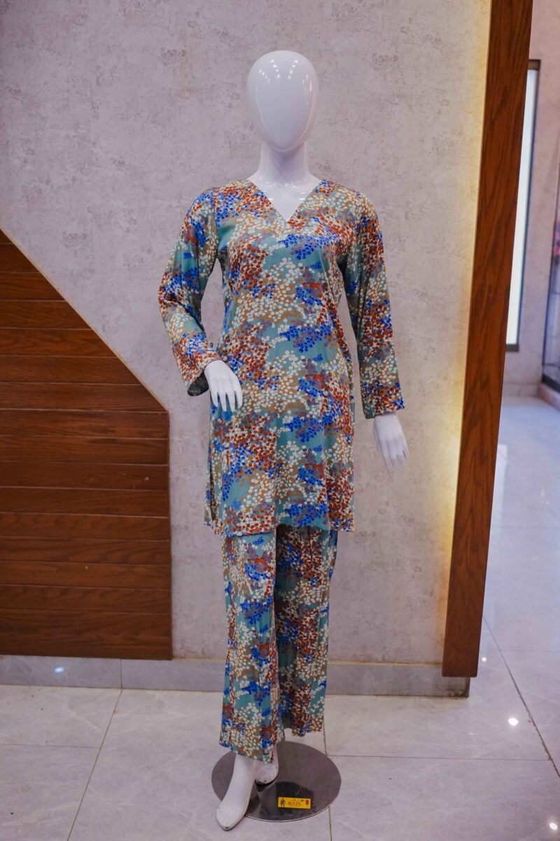 Floral Mist Printed Kurta Set