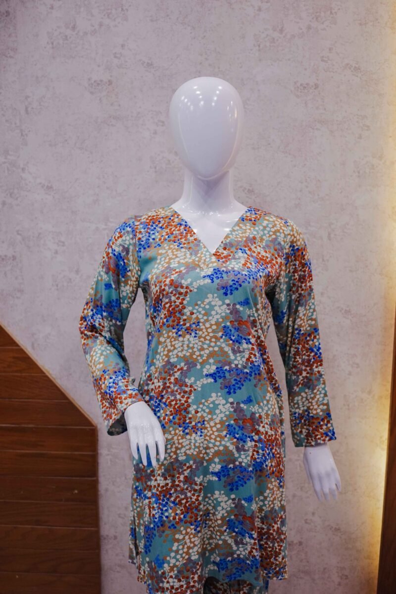 Floral Mist Printed Kurta Set
