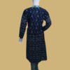 Indigo Blue Printed Wrap Style