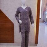 Midnight Daisy Kurta Set