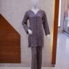 Midnight Daisy Kurta Set
