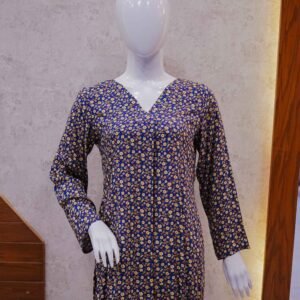 Midnight Daisy Kurta Set