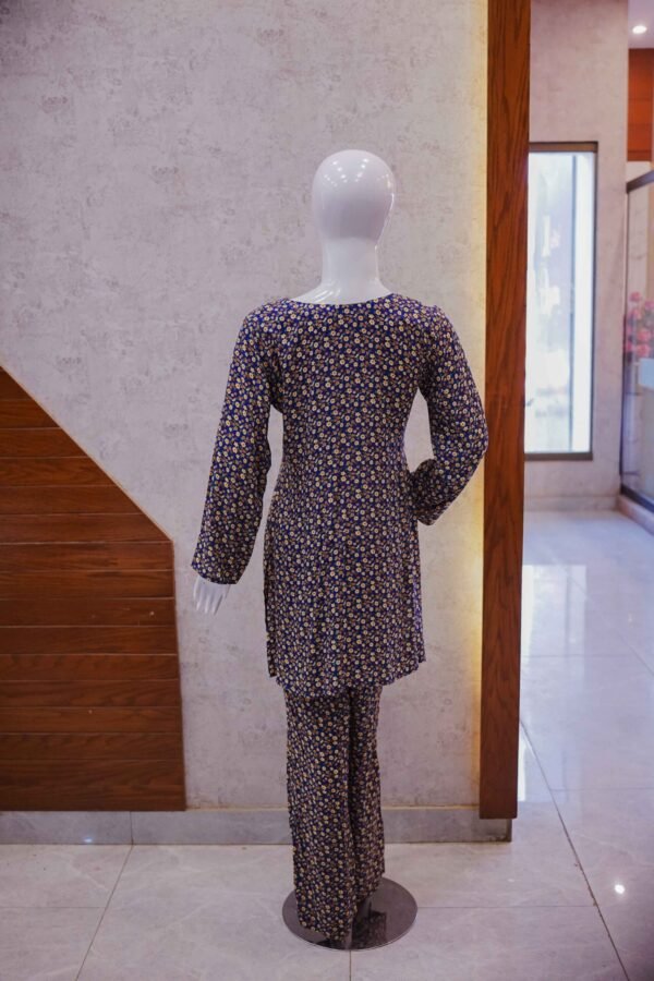 Midnight Daisy Kurta Set