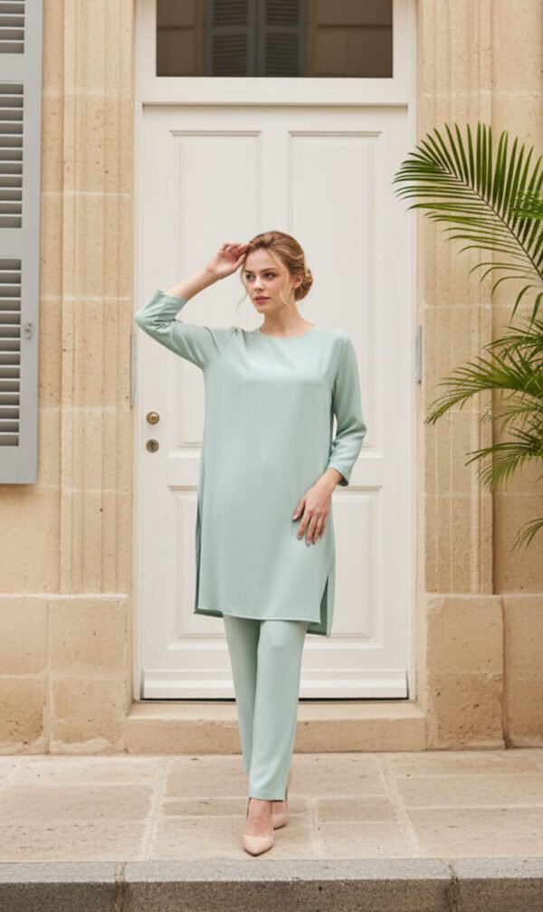 Mint Green Minimal Co-Ord Set