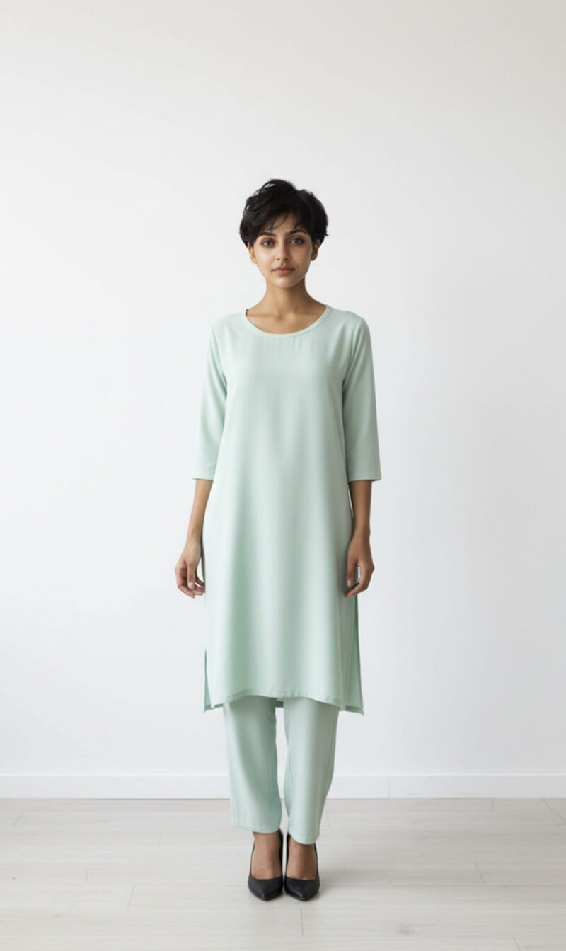 Mint Green Minimal Co-Ord Set