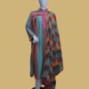 Multicolor Printed Lawn Suit with Embroidered Neckline