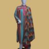 Multicolor Printed Lawn Suit with Embroidered Neckline