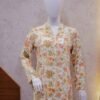 Off-White Floral 2-Piece Lawn Suit – Soft Elegance