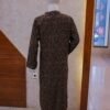 Olive Green 2-Piece Set with Black Multicolor Printed Coat