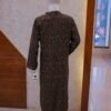Olive Green 2-Piece Set with Black Multicolor Printed Coat