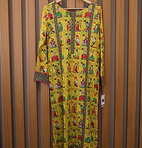 Designer Kurta for Women - Royal Yellow Mughal Muse Kurta