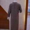 Rust Brown 2-Piece Set with Navy Floral Coat
