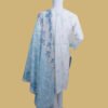 Soft Sky Blue Floral Grace