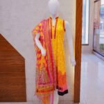 Sunset Flame – Bold Yellow & Pink 2-Piece Set