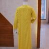 Sunshine Yellow 2-Piece Set with White Printed Coat
